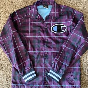 Men’s Champion snap front jacket, size S